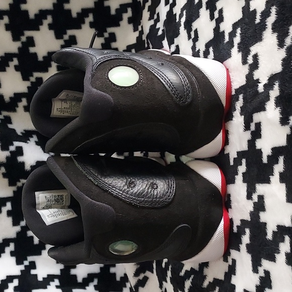 Air Jordan 13 Nike Retro Mid Playoff Black Red White Size 5.5 - Picture 3 of 5